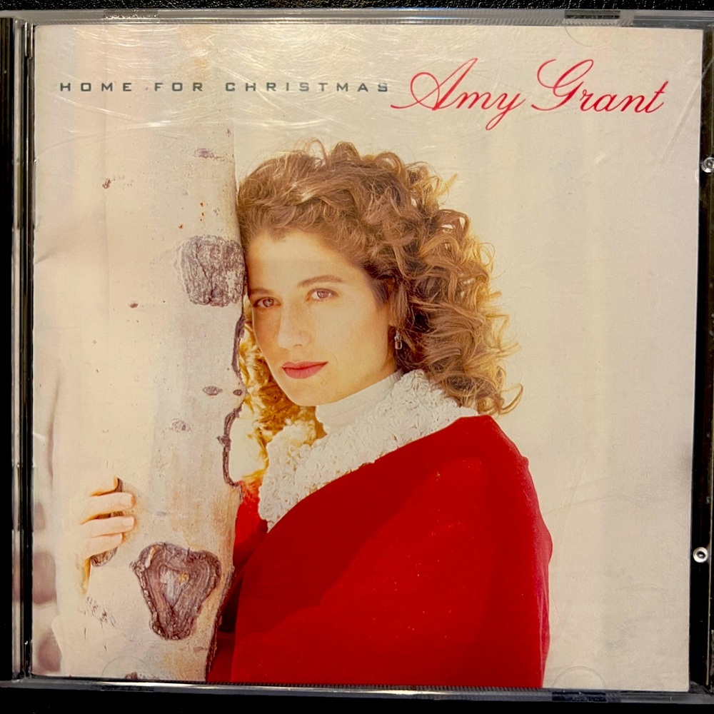“Home for Christmas” holiday music CD by Amy Grant, 1992. 🎅🏼❤️💚🎄